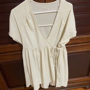 Urban Outfitters Gingham Wrap Dress
